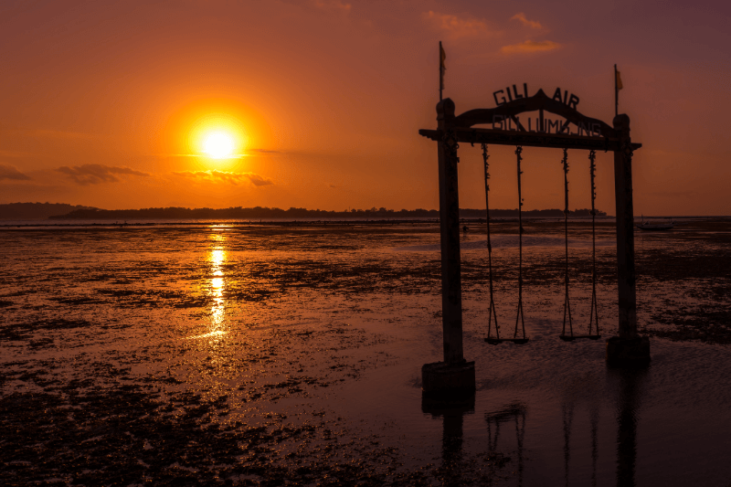 Sunset aux iles Gili